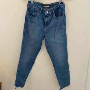 Levi’s 721 high rise skinny crop